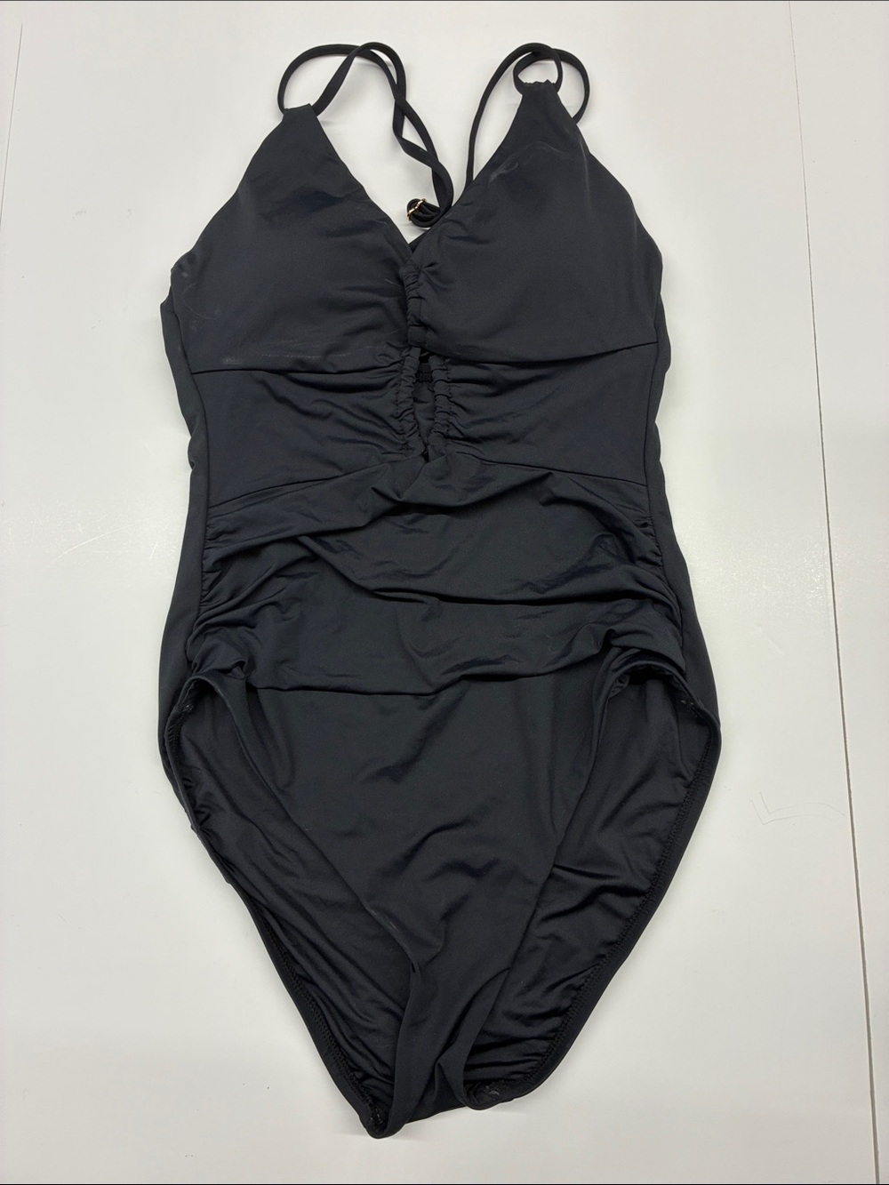 NEW La Blanca One-Piece Swimsuit with Keyhole Size 8